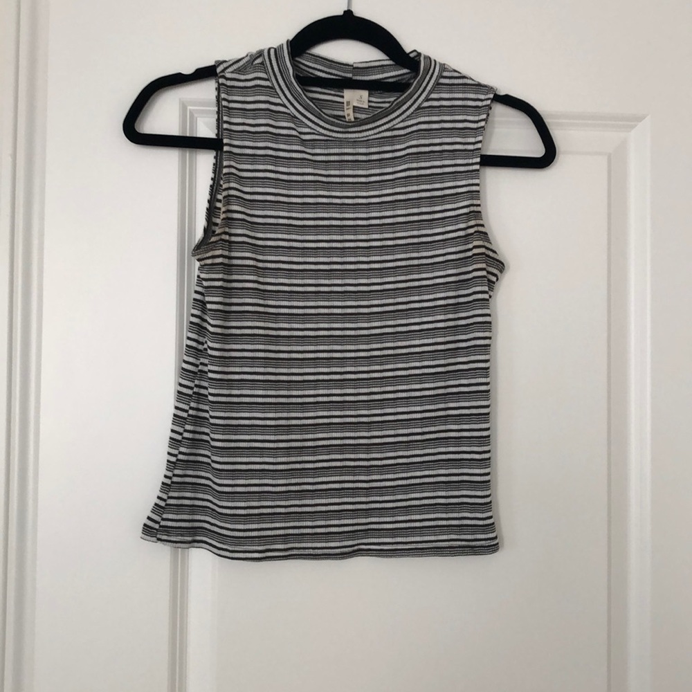 Mock neck tank top
